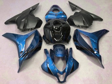 Purchase 2009-2012 Blue Glossy Black Matte Black Honda CBR600RR Motorcycle Fairings UK