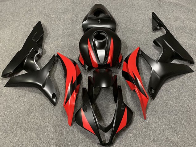 Purchase 2007-2008 Red Matte Black Honda CBR600RR Motorcycle Fairings UK