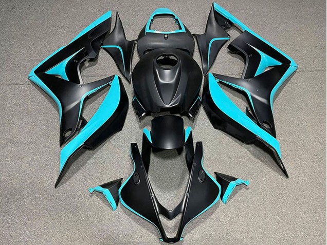 Purchase 2007-2008 Cyan Blue Matte Black Honda CBR600RR Motorcycle Fairing UK