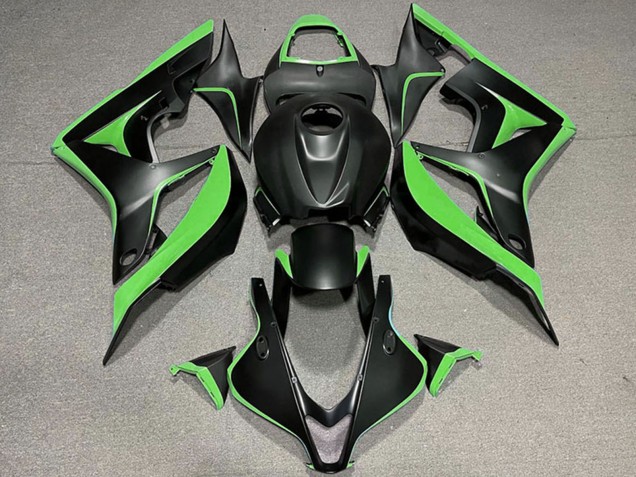 Purchase 2007-2008 Green Matte Black Honda CBR600RR Motorcycle Fairing UK