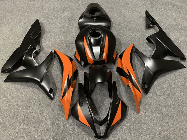Purchase 2007-2008 Orange Matte Black Honda CBR600RR Motorcycle Fairings UK