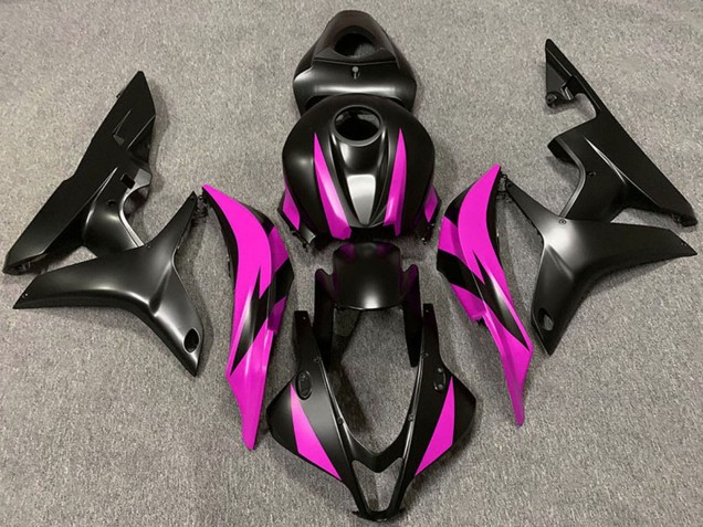 Purchase 2007-2008 Pink Matte Black Honda CBR600RR Motorcycle Fairing UK