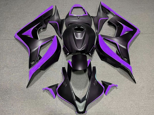 Purchase 2007-2008 Purple Matte Black Honda CBR600RR Motorcycle Fairings UK