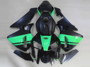 Purchase 2005-2006 Matte Black Special Green Honda CBR600RR Motorcycle Fairings UK