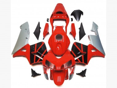 Purchase 2003-2004 Silver Red Glossy Black OEM Style Honda CBR600RR Motorcycle Fairings UK