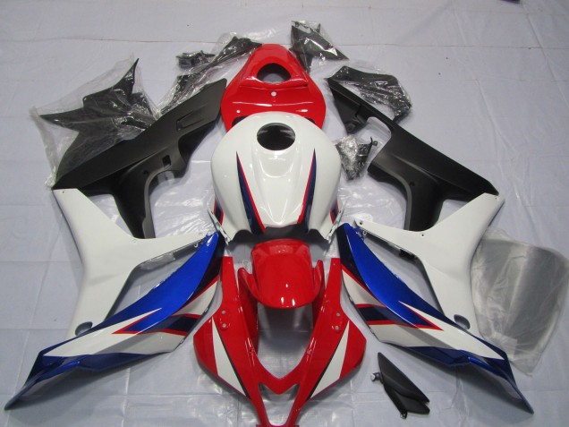 Purchase 2007-2008 White Red Blue Matte Black OEM Style Honda CBR600RR Motorcycle Fairings UK