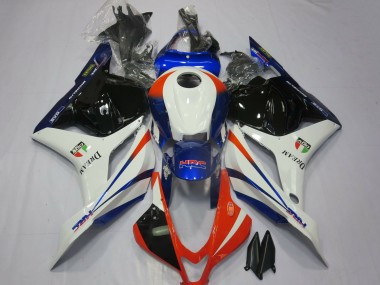 Purchase 2009-2012 White Blue Red Glossy Black Honda CBR600RR Motorcycle Fairings UK