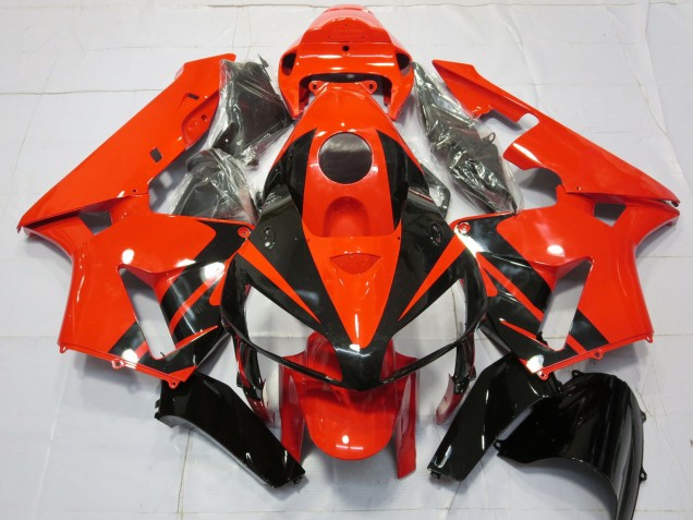 Purchase 2005-2006 Red Black Stripe Honda CBR600RR Motorcycle Fairings UK