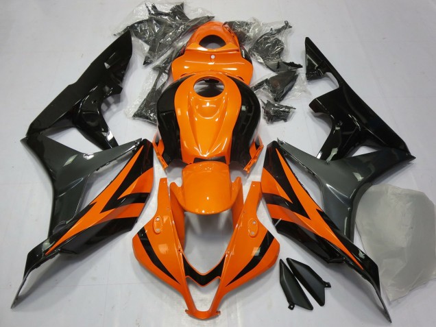 Purchase 2007-2008 Orange Grey Glossy Black Honda CBR600RR Motorcycle Fairings UK