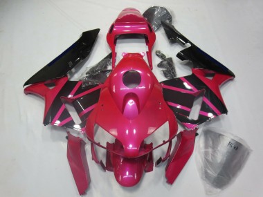 Purchase 2003-2004 Pink Glossy Black Honda CBR600RR Motorcycle Fairings UK