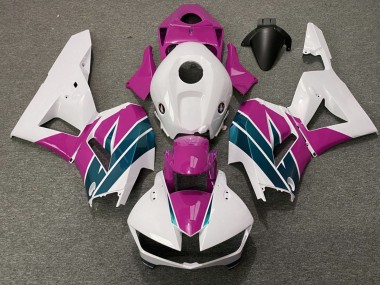 Purchase 2013-2023 White Pink Emerald Honda CBR600RR Motorcycle Fairings UK