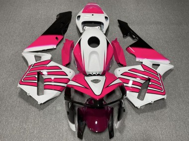 Purchase 2005-2006 White Pink Wings Honda CBR600RR Motorcycle Fairings UK
