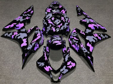 Purchase 2007-2008 Purple Grey Camouflage Honda CBR600RR Motorcycle Fairings UK