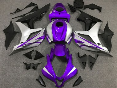 Purchase 2007-2008 Silver Purple Glossy Black OEM Style Honda CBR600RR Motorcycle Fairings UK