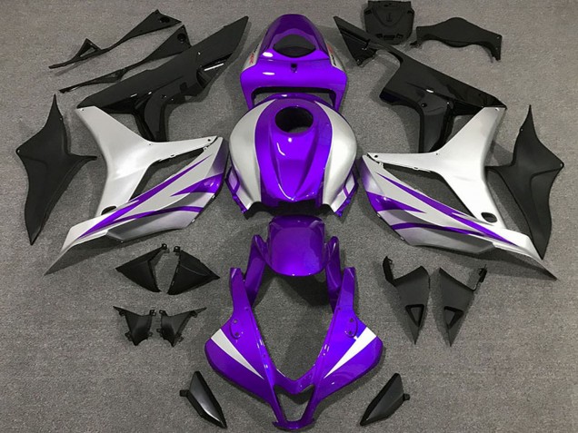 Purchase 2007-2008 Silver Purple Glossy Black OEM Style Honda CBR600RR Motorcycle Fairings UK