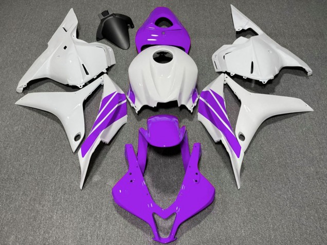 Purchase 2009-2012 White Purple Stripe Honda CBR600RR Motorcycle Fairings UK