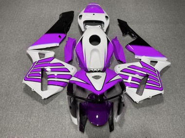 Purchase 2005-2006 Purple and White Wings Honda CBR600RR Motorcycle Fairings UK
