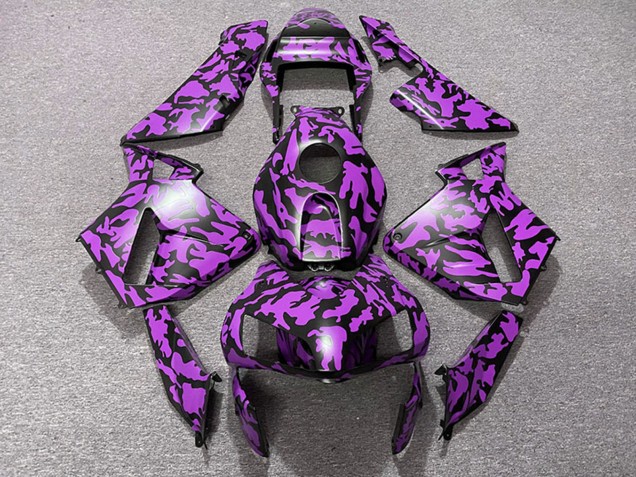 Purchase 2003-2004 Purple Black Camouflage Honda CBR600RR Motorcycle Fairings UK