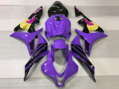 Purchase 2007-2008 Purple Yellow Glossy Black Pink Bull Honda CBR600RR Motorcycle Fairings UK