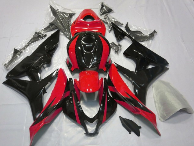 Purchase 2007-2008 Red Glossy Black OEM Style Honda CBR600RR Motorcycle Fairings UK