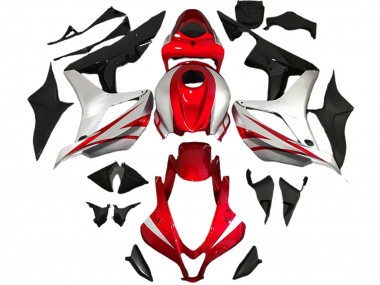 Purchase 2007-2008 Silver Red Glossy Black OEM Style Honda CBR600RR Motorcycle Fairings UK