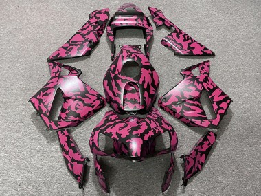 Purchase 2003-2004 Red Black Camouflage Honda CBR600RR Motorcycle Fairings UK