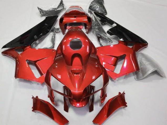 Purchase 2005-2006 Red Black CBR Style Honda CBR600RR Motorcycle Fairings UK