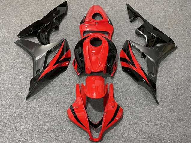 Purchase 2007-2008 Grey Red Glossy Black OEM Style Honda CBR600RR Motorcycle Fairings UK