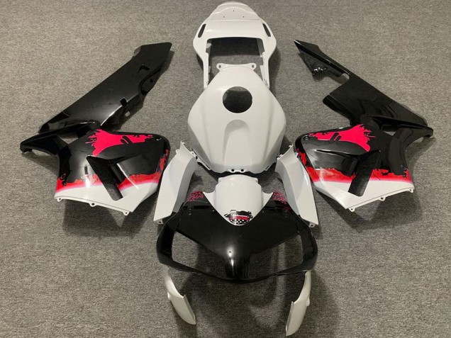 Purchase 2003-2004 Red Glossy Black Splatter Honda CBR600RR Motorcycle Fairings UK