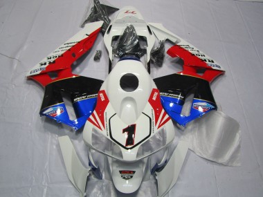 Purchase 2003-2004 White Red Blue Glossy Black EuroBet Honda CBR600RR Motorcycle Fairings UK