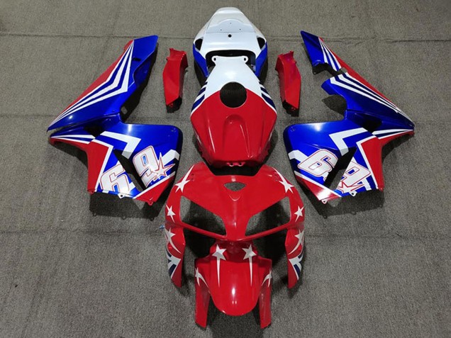 Purchase 2005-2006 White Red Blue 69 Honda CBR600RR Motorcycle Fairings UK