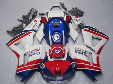 Purchase 2013-2023 White Red Blue Royal Air Force Honda CBR600RR Motorcycle Fairings UK