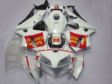 Purchase 2005-2006 White Red Yellow San Carlo 58 Honda CBR600RR Motorcycle Fairings UK