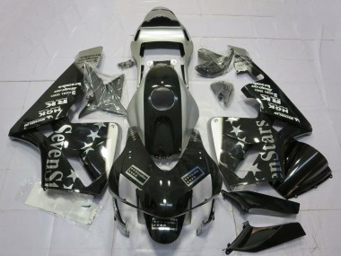 Purchase 2003-2004 Silver Glossy Black SevenStars Honda CBR600RR Motorcycle Fairings UK