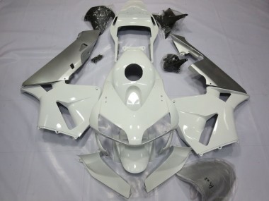 Purchase 2003-2004 Silver White Honda CBR600RR Motorcycle Fairings UK