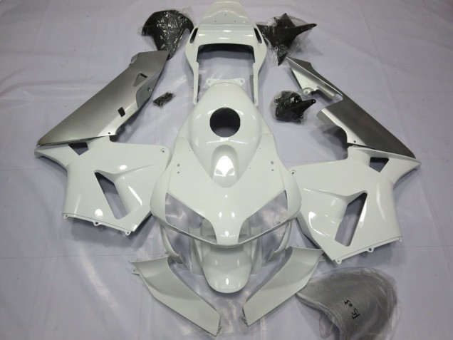 Purchase 2003-2004 Silver White Honda CBR600RR Motorcycle Fairings UK