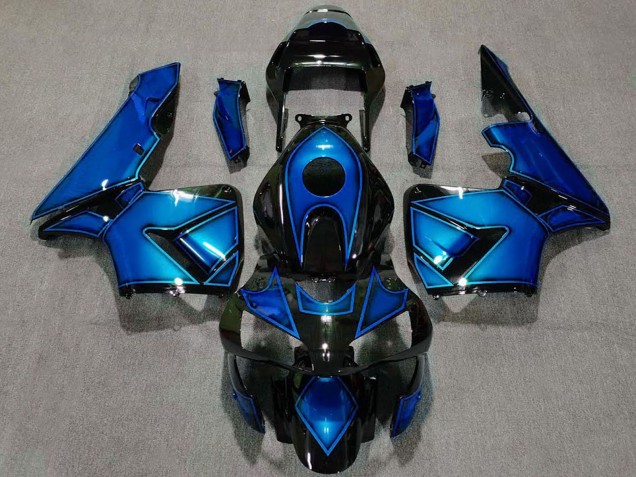 Purchase 2003-2004 Blue Glossy Black Honda CBR600RR Motorcycle Fairings UK