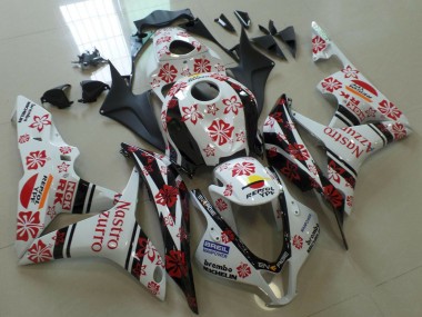 Purchase 2007-2008 White Red Black Nastro Azzurro Honda CBR600RR Motorcycle Fairings UK