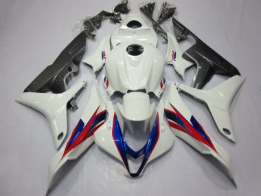Purchase 2007-2008 White Red Blue HRC Honda CBR600RR Motorcycle Fairings UK