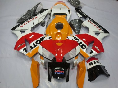 Purchase 2005-2006 White Repsol Honda CBR600RR Motorcycle Fairings UK