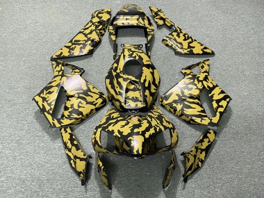 Purchase 2003-2004 Yellow Black Camouflage Honda CBR600RR Motorcycle Fairings UK