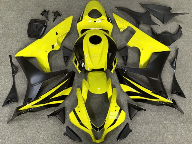 Purchase 2007-2008 Yellow Matte Black OEM Style Honda CBR600RR Motorcycle Fairings UK