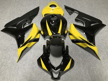 Purchase 2007-2008 Yellow Glossy Black Matte Black Honda CBR600RR Motorcycle Fairings UK