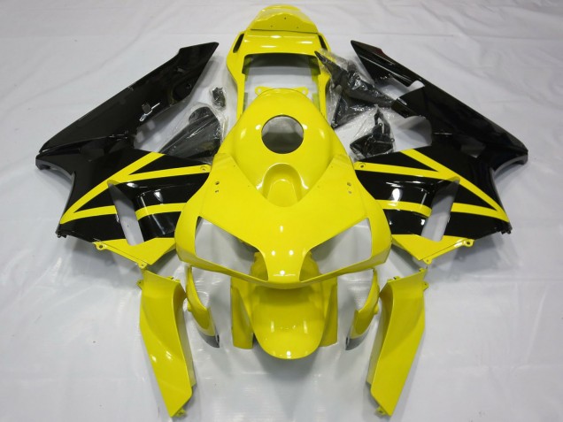 Purchase 2003-2004 Yellow Glossy Black OEM Style Honda CBR600RR Motorcycle Fairings UK