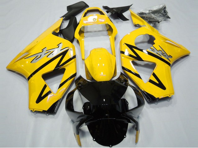 Purchase 2002-2003 Yellow Glossy Black CBR Style Honda CBR954RR Motorcycle Fairings UK