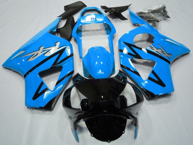 Purchase 2002-2003 Light Blue Glossy Black CBR Style Honda CBR954RR Motorcycle Fairings UK