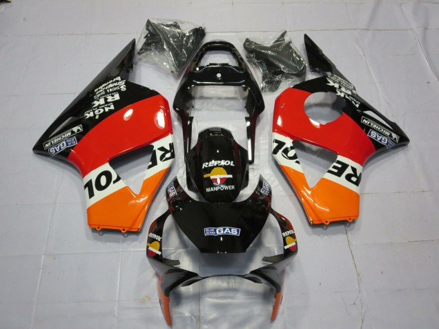 Purchase 2002-2003 Orange White Red Black Repsol Honda CBR954RR Motorcycle Fairings UK