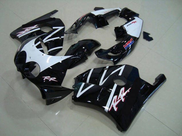 Purchase 1990-1998 White Glossy Black HRC Honda CBR250RR Motorcycle Fairings UK