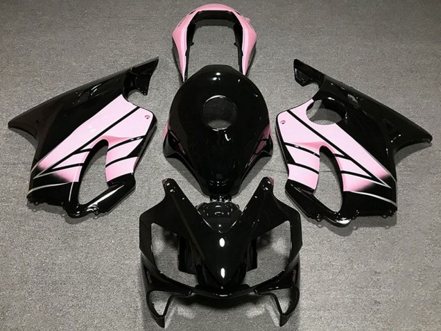 Purchase 2004-2007 Pink Glossy Black Honda CBR600 F4i Motorcycle Fairings UK