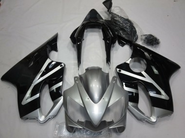 Purchase 2004-2007 Silver Glossy Black Honda CBR600 F4i Motorcycle Fairings UK